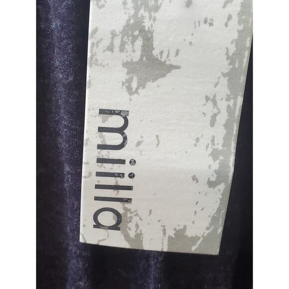 Miilla Women's Blue Acrylic V-Neck Short Sleeve Pullover Knit Sweater Size M - Picture 10 of 12